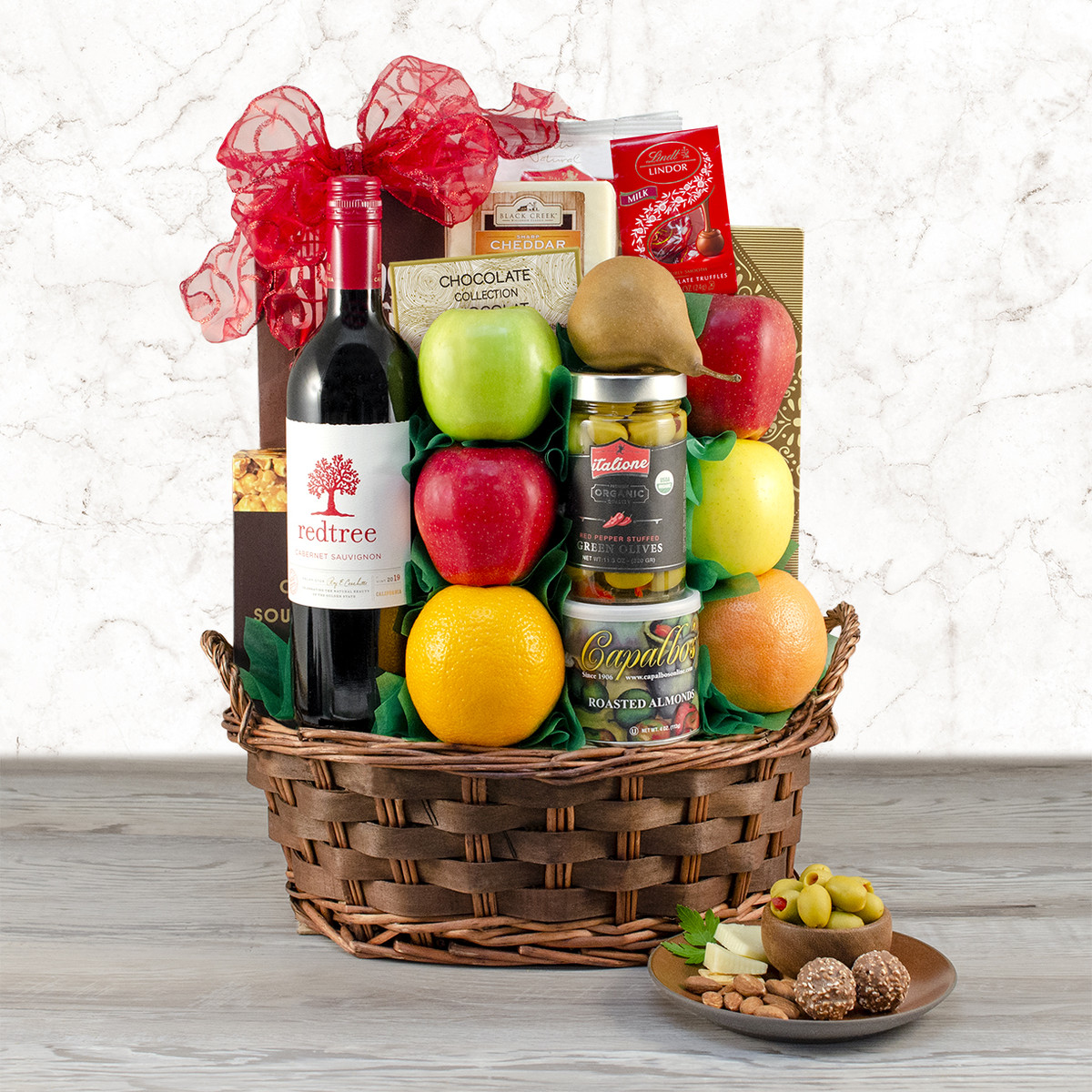 prodimages/CEO Fruit and Cab Sauv Wine Gift Basket